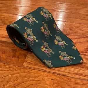 Canada Patterned Silk Tie